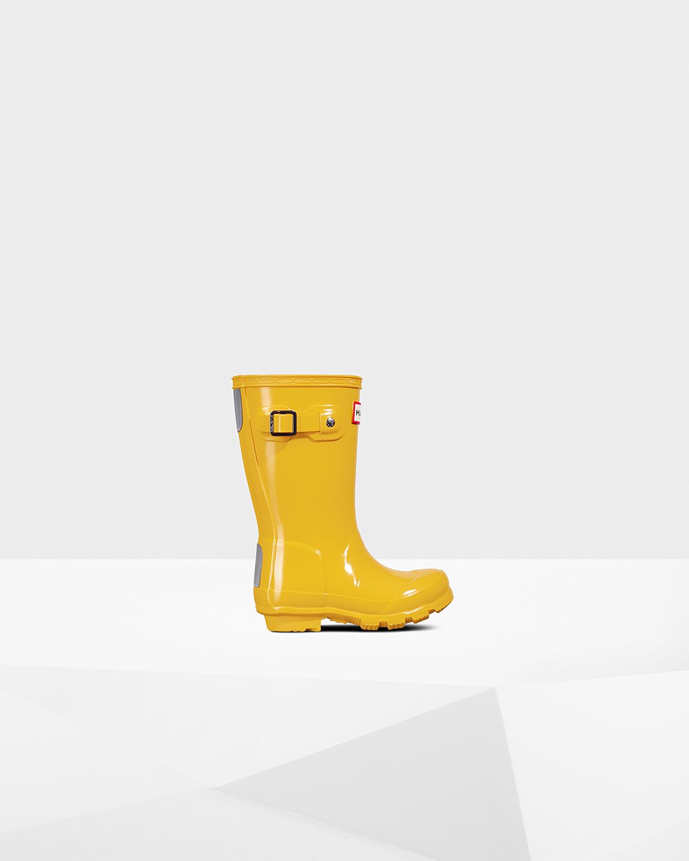 Kids Rain Boots - Hunter Original Little Gloss (98OPLUARD) - Yellow